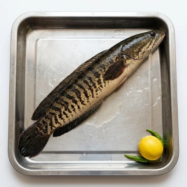 Fresh Shol Sohil snakehead fish per kg London wholesale