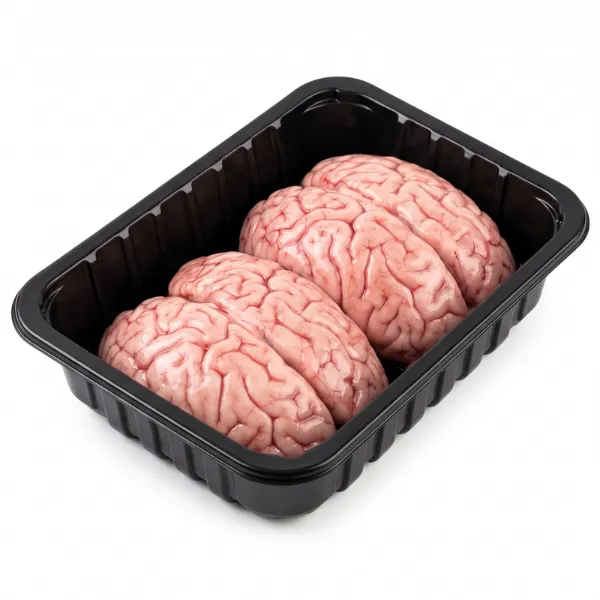 Frozen Cow Brain / Maghaz (1 Box | 8 Pieces) Halal