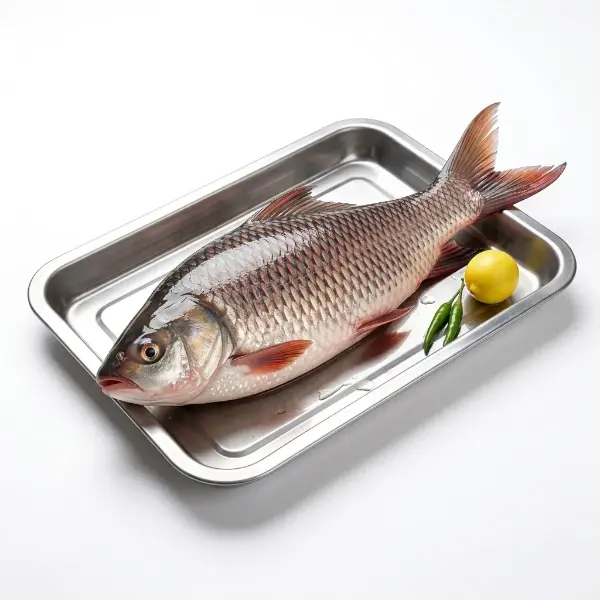 Fresh Rohu Rui fish 3kg plus whole fish London wholesale delivery